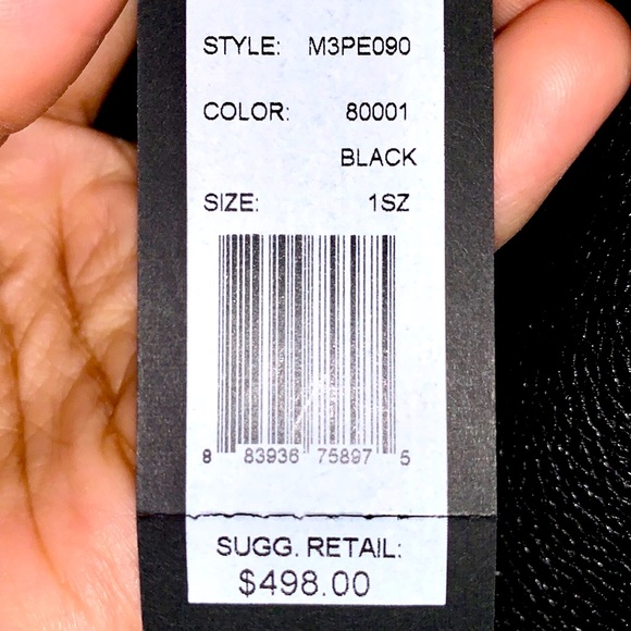 MARC JACOBS BLACK ITALIAN LEATHER SATCHEL BAG - Picture 3 of 14